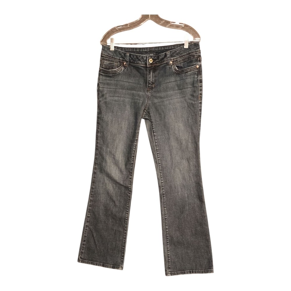Simply Vera By Vera Women's Wang Jeans Boot Cut Medium Wash Mid Rise Size 10